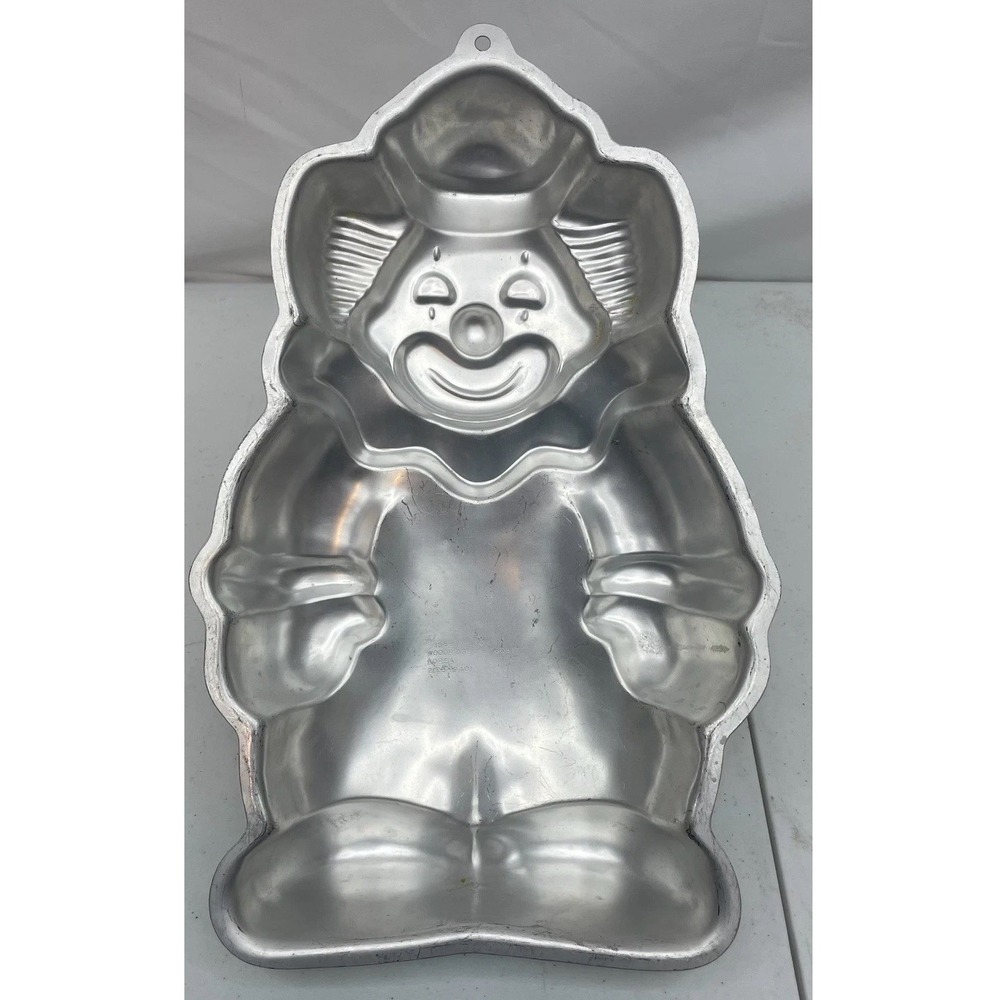 Wilton Clown Cake Pan Vintage 1986 Aluminum Birthday Character Mold 2105-9401